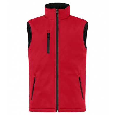 Clique Softshellweste Padded Vest (clean geschnittene, gepolsterte Softshell-Weste) rot Herren